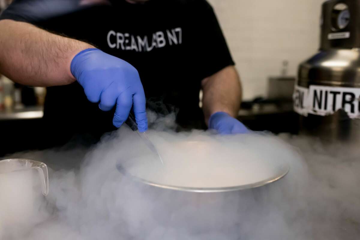 Biz Buzz Creamlab N7 in Midland still providing nitrogen ice cream