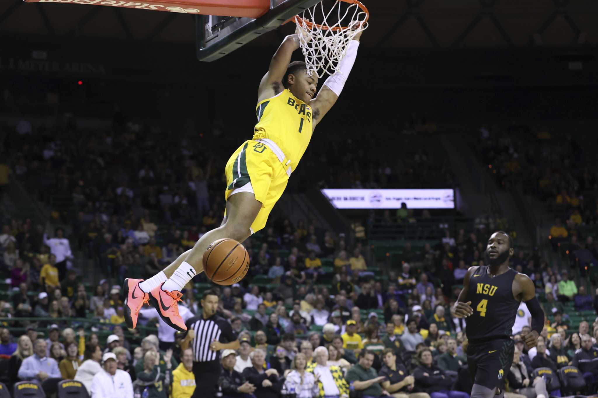 Freshman Keyonte George leads No. 5 Baylor over Norfolk State