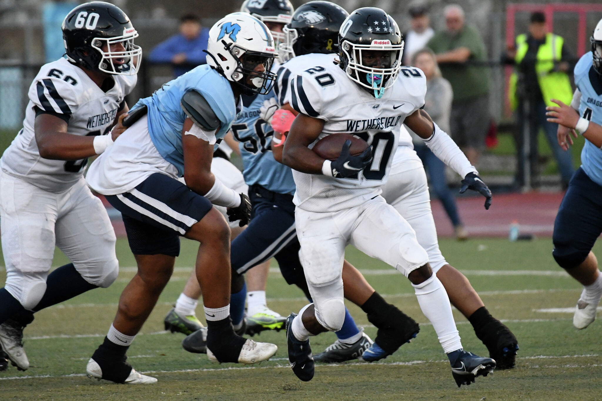 Wethersfield vs. Middletown CIAC CT high school football.