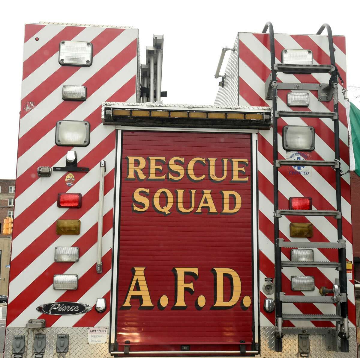 An Albany Fire Department rescue squad truck. (Lori Van Buren/Times Union)