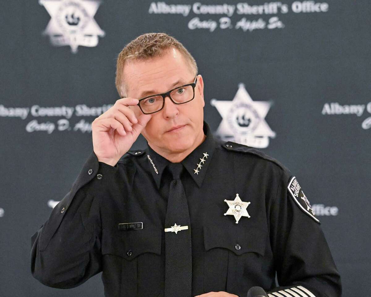 Albany County Sheriff Craig Apple said federal auditors discovered the head of the sheriff department's business office was stealing federal forfeiture funds. (Jim Franco/Special to the Times Union)