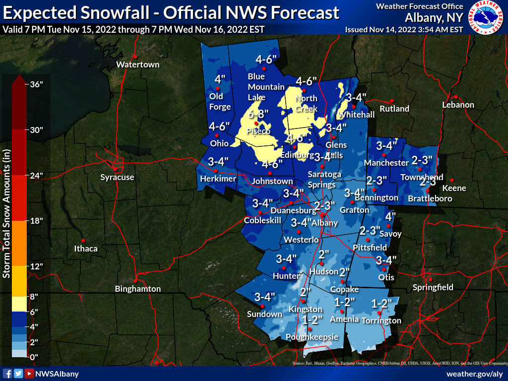 Mix of rain, 2 inches of snow, could fall on CT Tuesday night