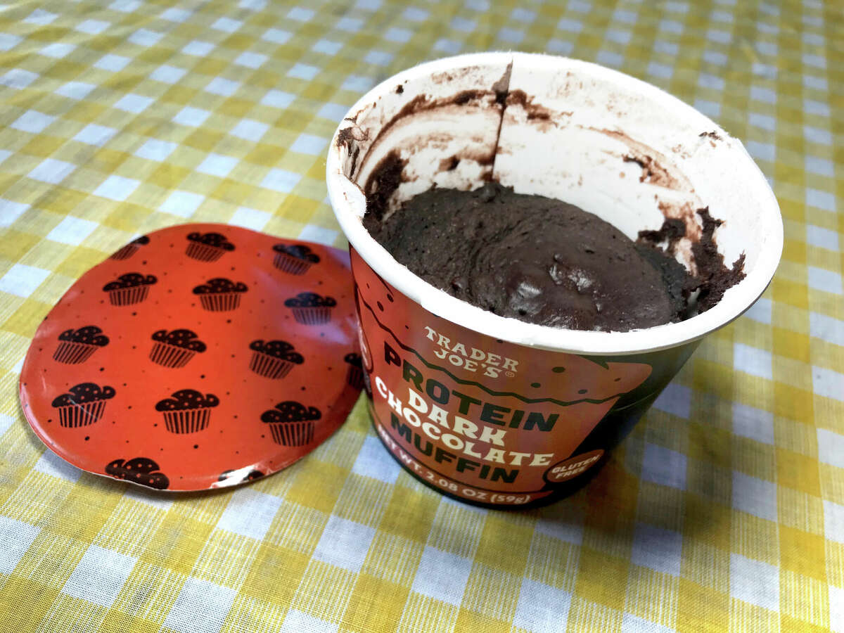 Trader Joe's Dark Chocolate Protein Muffin was as bad as it looks.