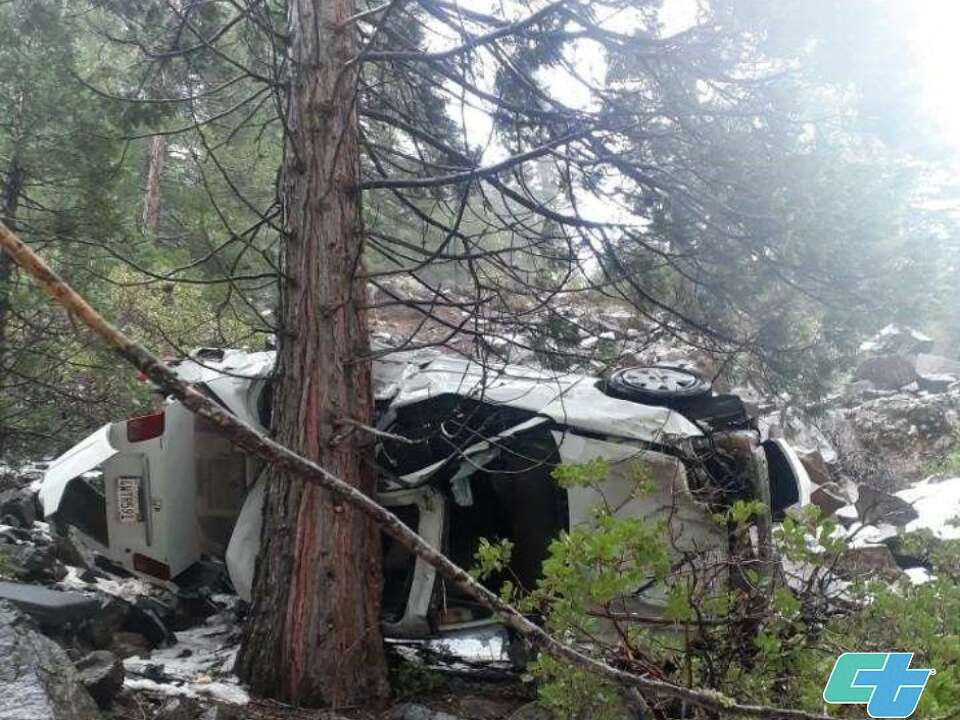 California woman and 4 dogs rescued after 7 hours trapped in car