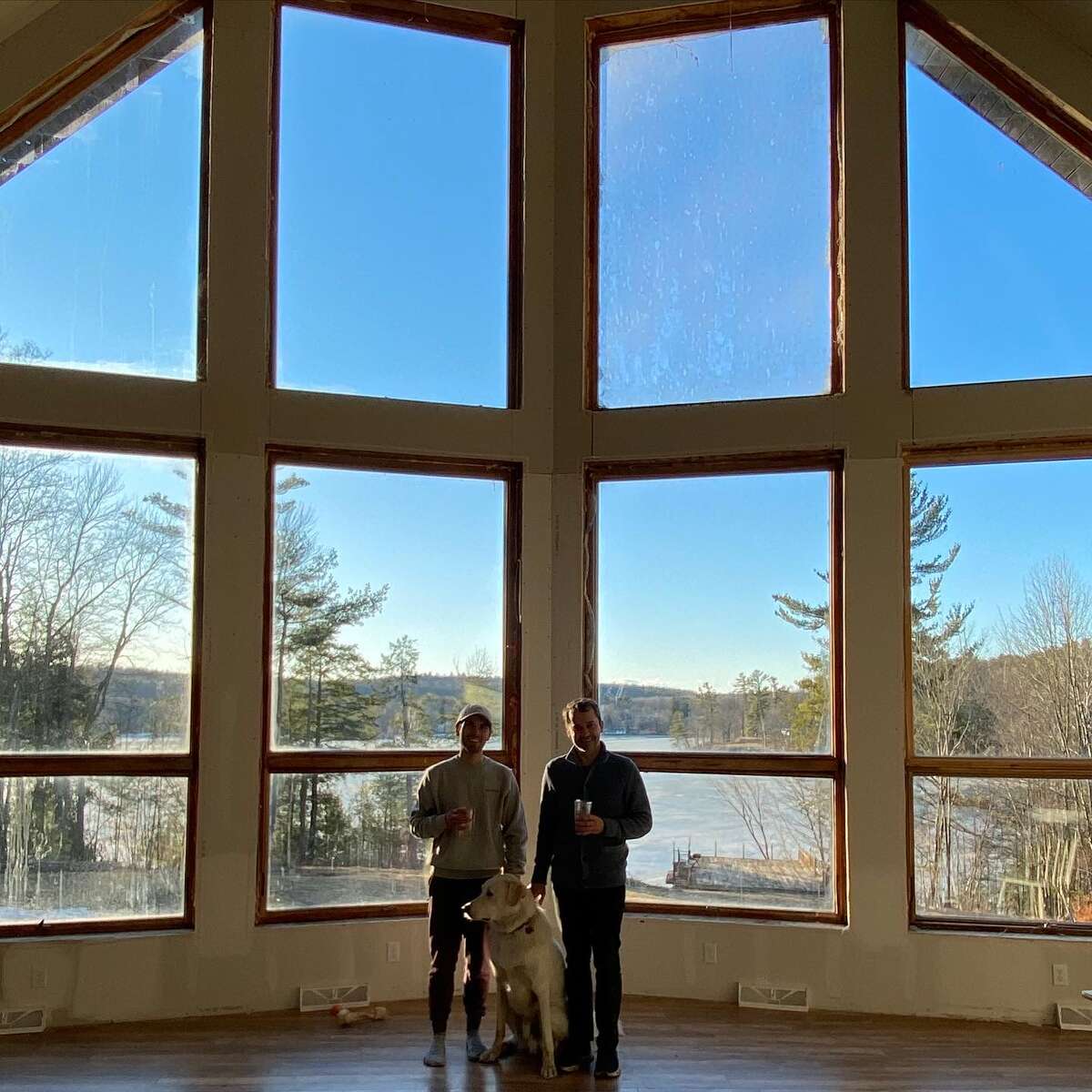 Old YMCA camp in Rensselaer County now renovated lakeside Airbnb