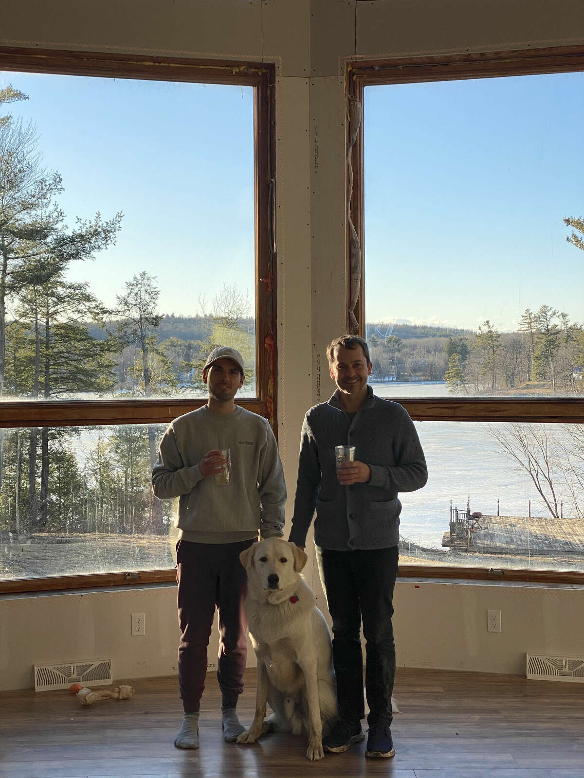 Old YMCA camp in Rensselaer County now renovated lakeside Airbnb