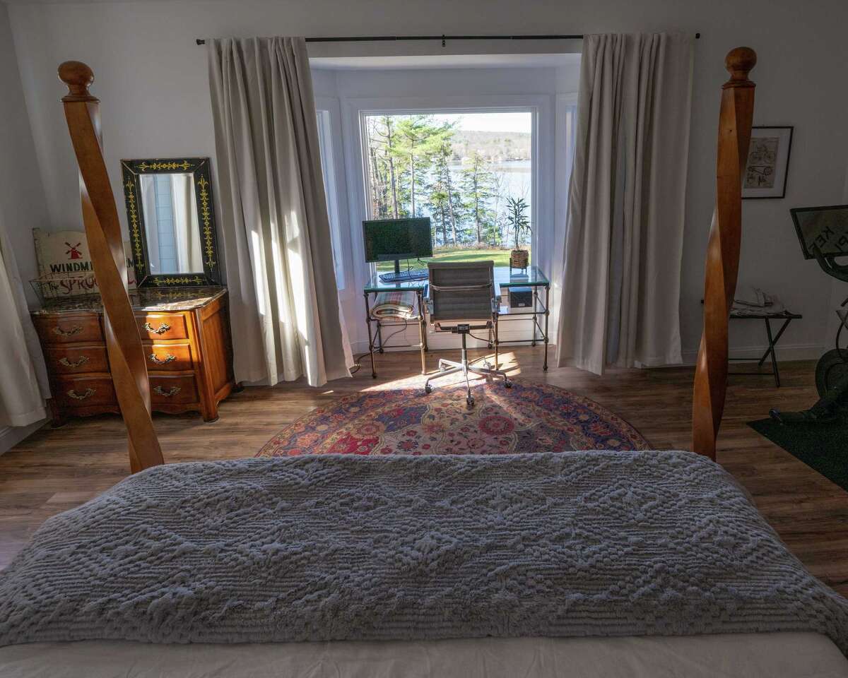 Old YMCA camp in Rensselaer County now renovated lakeside Airbnb