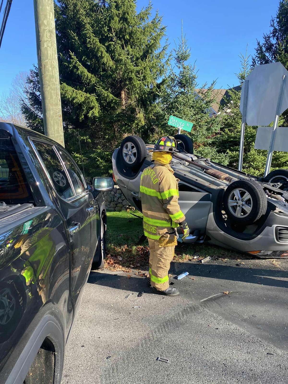 Twocar crash in Brookfield sends one to hospital