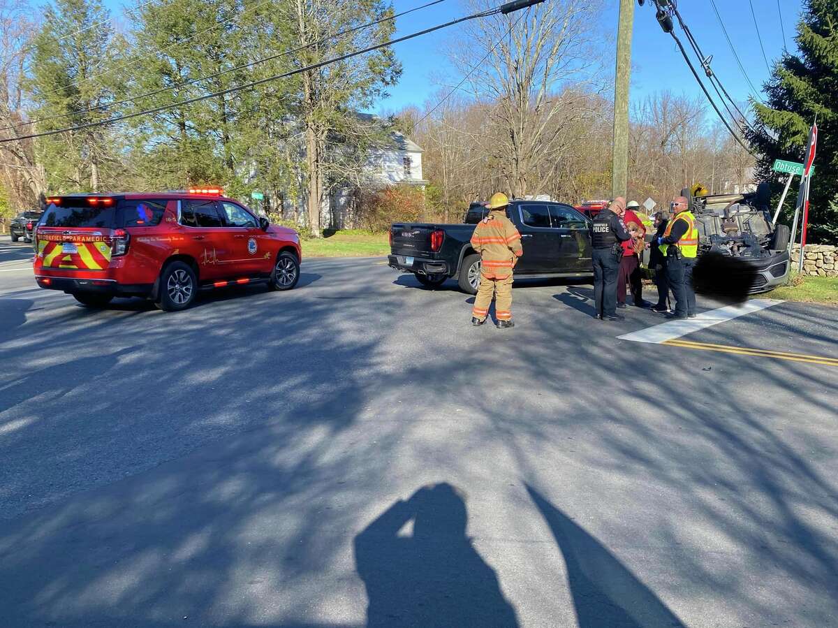 Twocar crash in Brookfield sends one to hospital