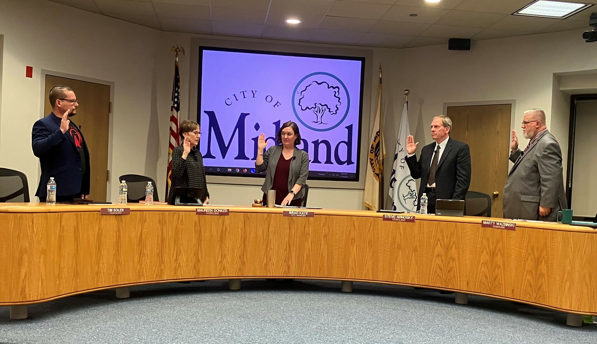 Midland City Council Of Midland Michigan Elects Maureen Donker To 8th 
