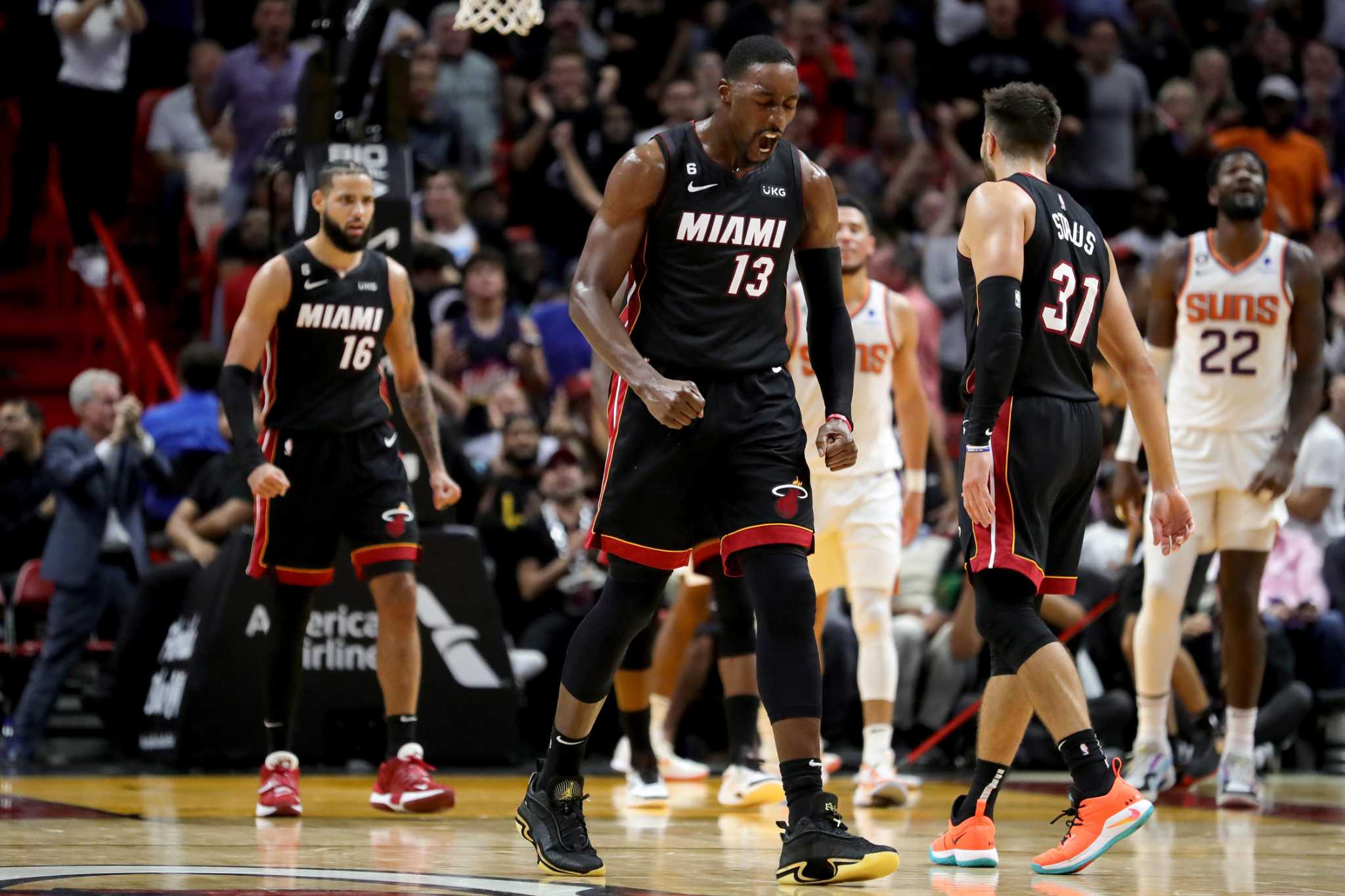 Bam Adebayo Helps Heat Rally Past Suns