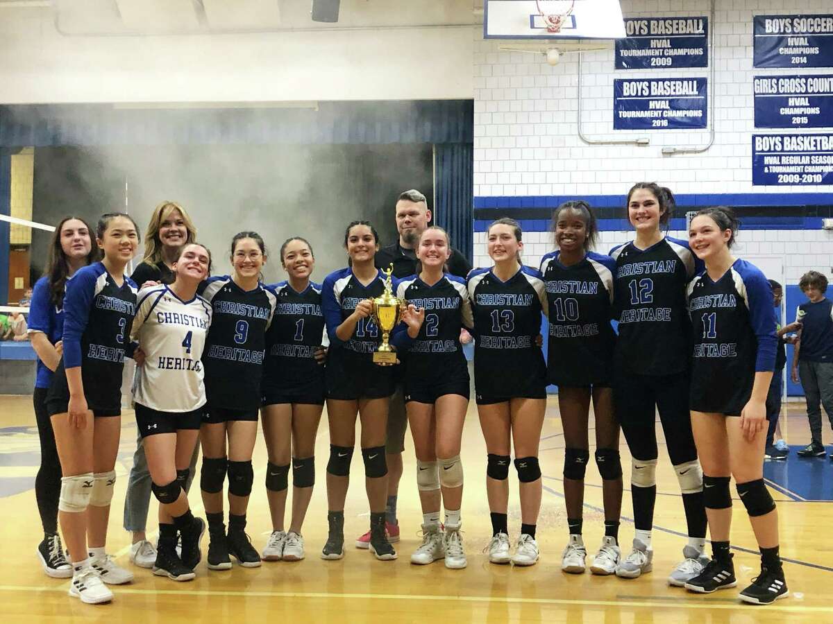 The Christian Heritage School volleyball team recently won its second-straight HVAL championship and advanced to the NEPSAC tournament.