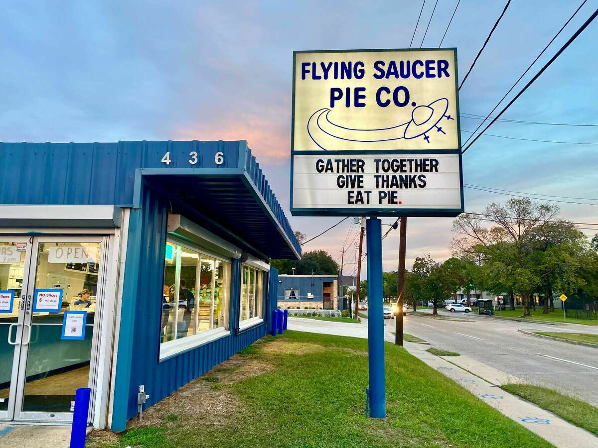 Every year, Houstonians flock from around the city to Flying Saucer Pie Company in Independence Heights to get their holiday pies.
