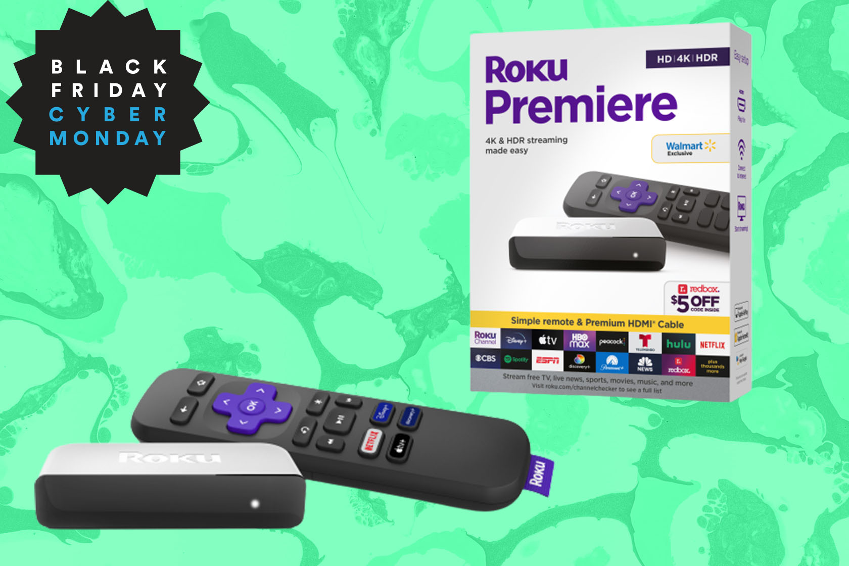 Roku Premiere, 4K HDR Streaming Player