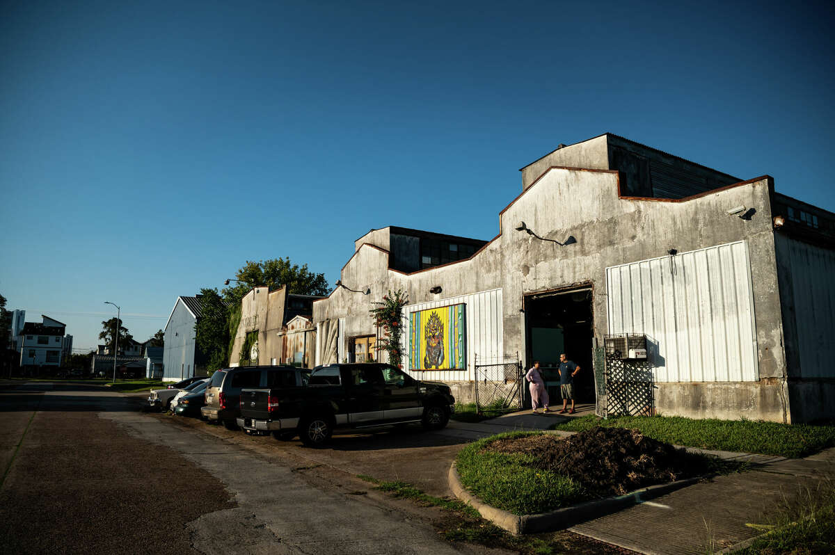 El Rincón Social is an artist's collaborative studio and exhibition venue inside of a converted industrial warehouse in the Second Ward in Houston, Texas. They opened their doors to visitors during a neighborhood block party on Saturday, November 5, 2022. 