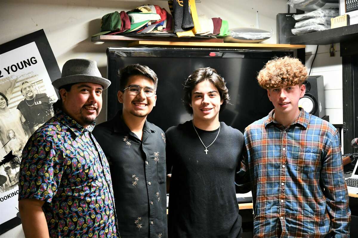 Left: Adrian Revilla, Elijah Ornelas, Leon Carrasco, Ian Chavez. 