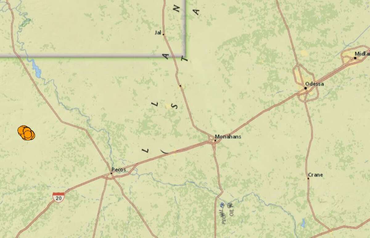 Thirty-two earthquakes have been reported since a 5.4-magnitude quake shook an area Wednesday west-southwest of Mentone in Reeves County.  