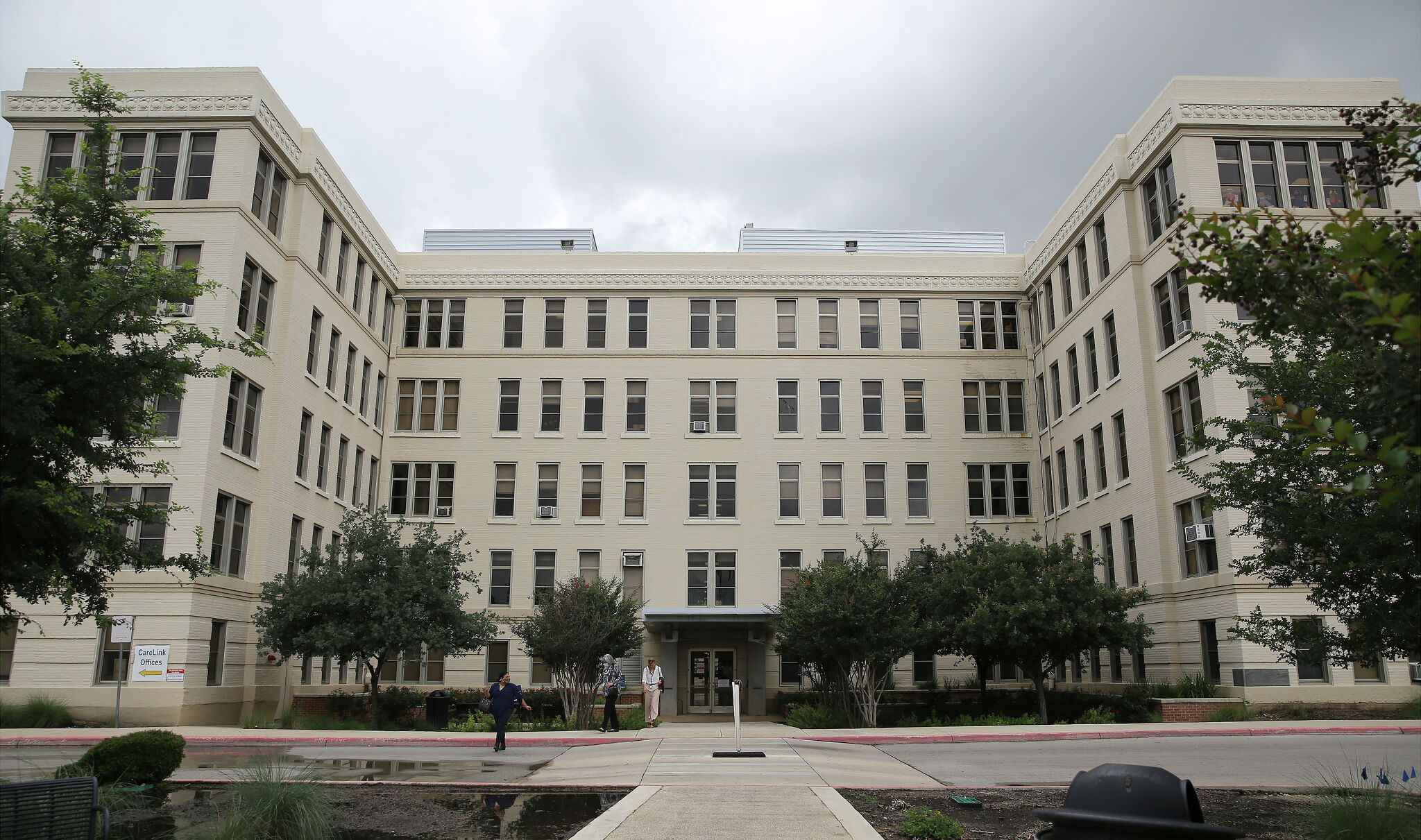 Robert B. Green Building Damaged By West Texas Earthquake