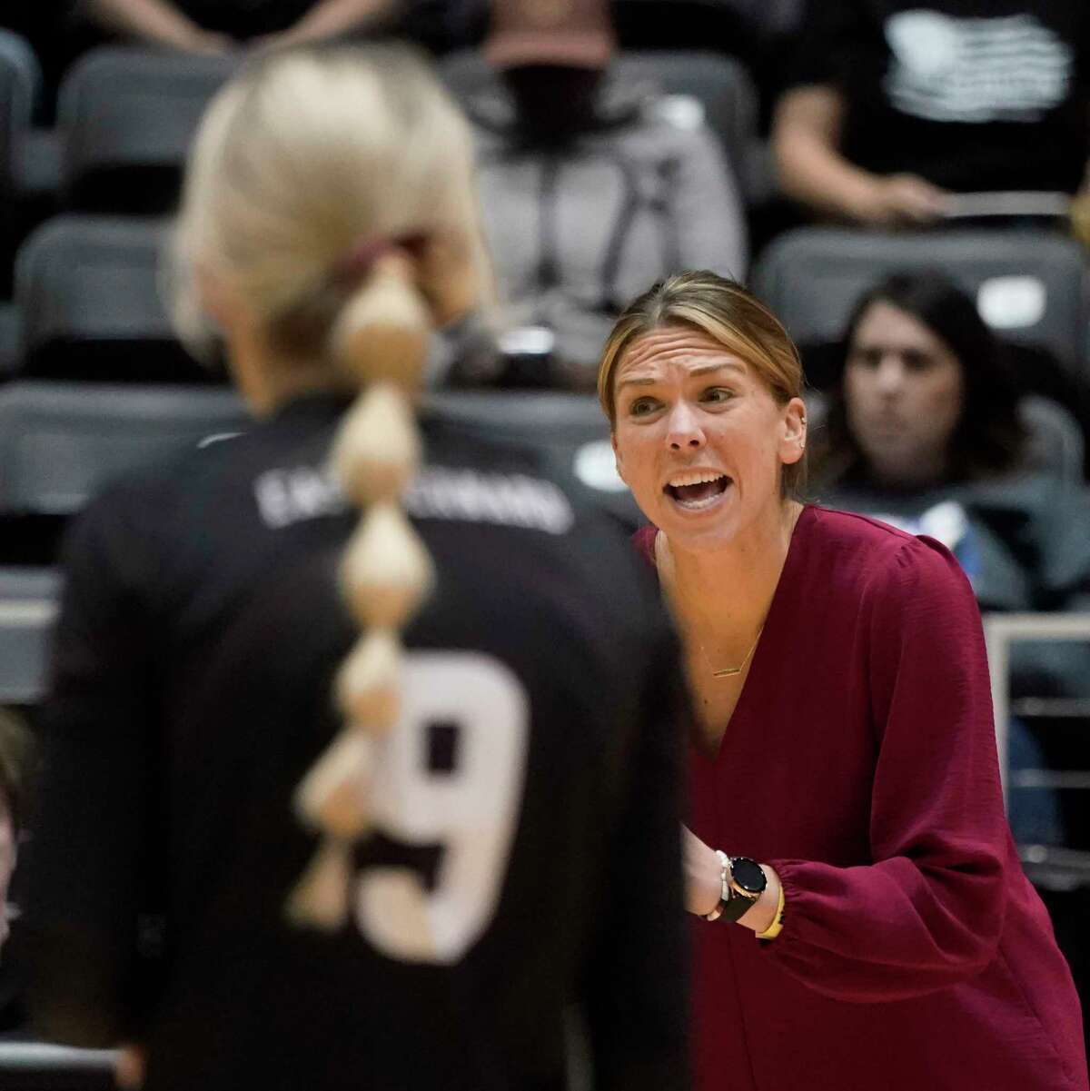 High school volleyball East Bernard falls to Bushland in Class 3A