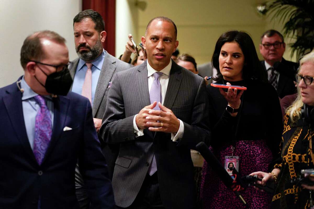 Rep. Hakeem Jeffries, D-N.Y., has the backing of key Democrats as the possible successor to Nancy Pelosi as party leader.