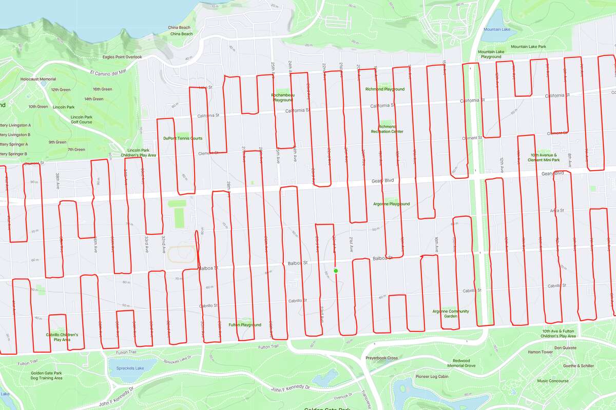 Une oeuvre GPS de Jakoub Mosur