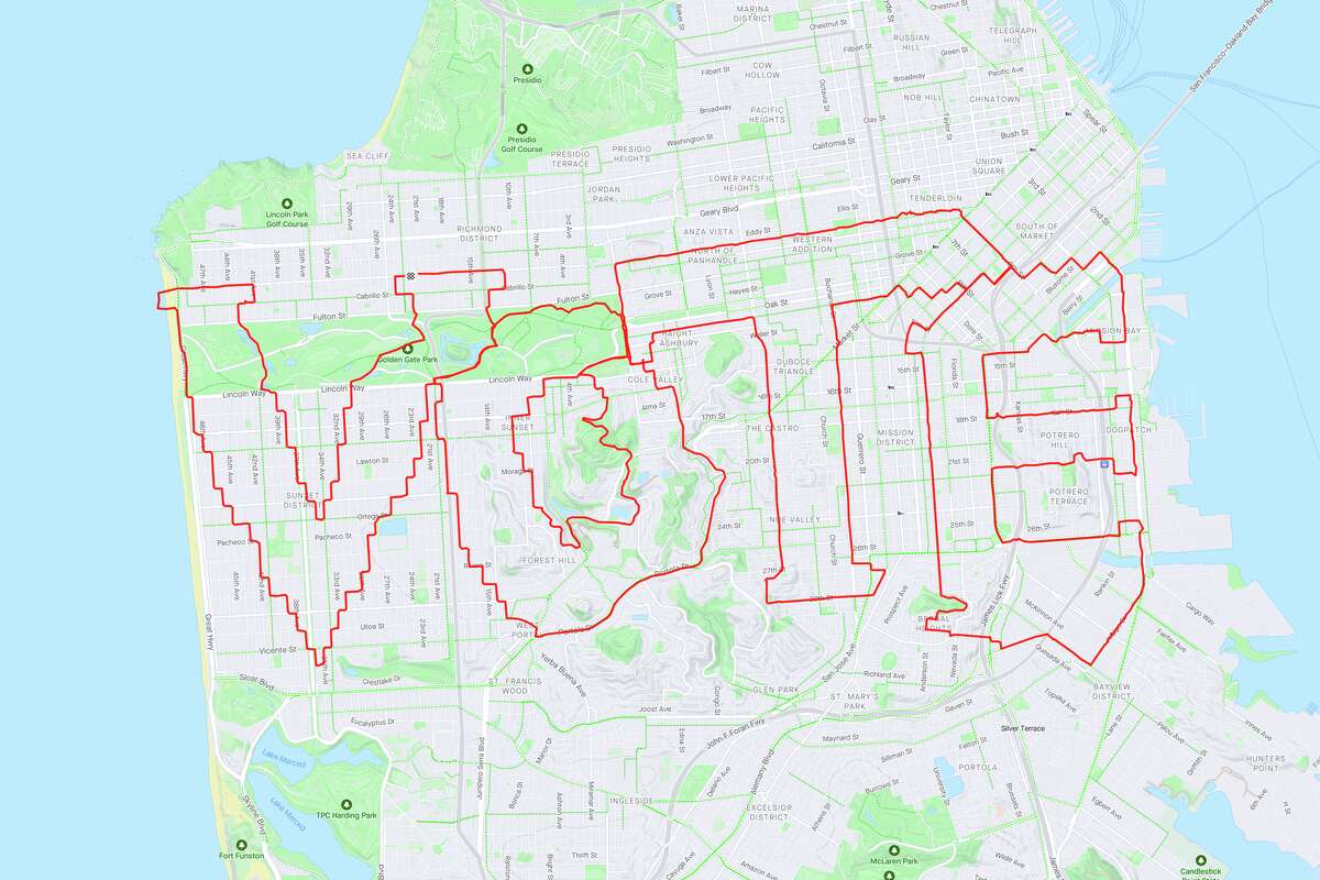 Illustration GPS de Jakub Mosur encourageant les gens à voter.