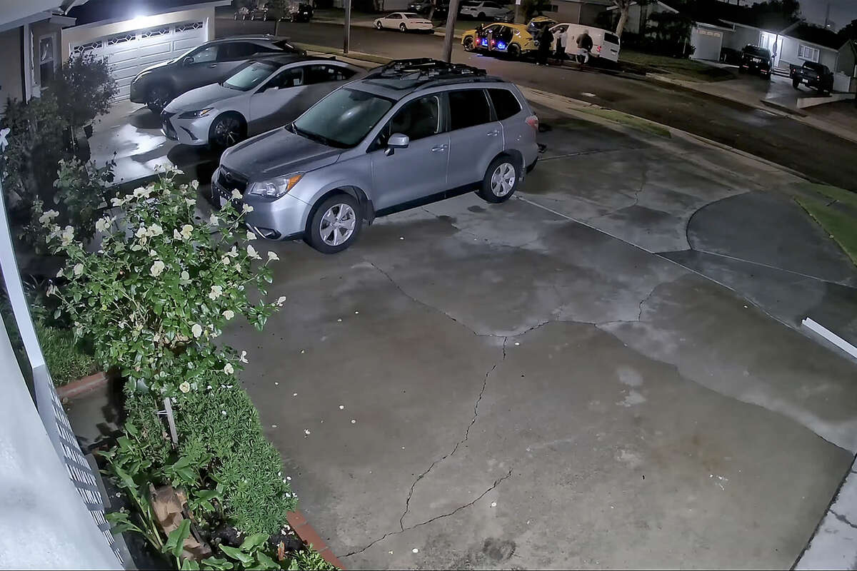 Around 4 a.m. on Wednesday, Nov. 9, four men got out of a yellow Lamborghini Urus with black rims to steal a catalytic converter, Torrance police said.