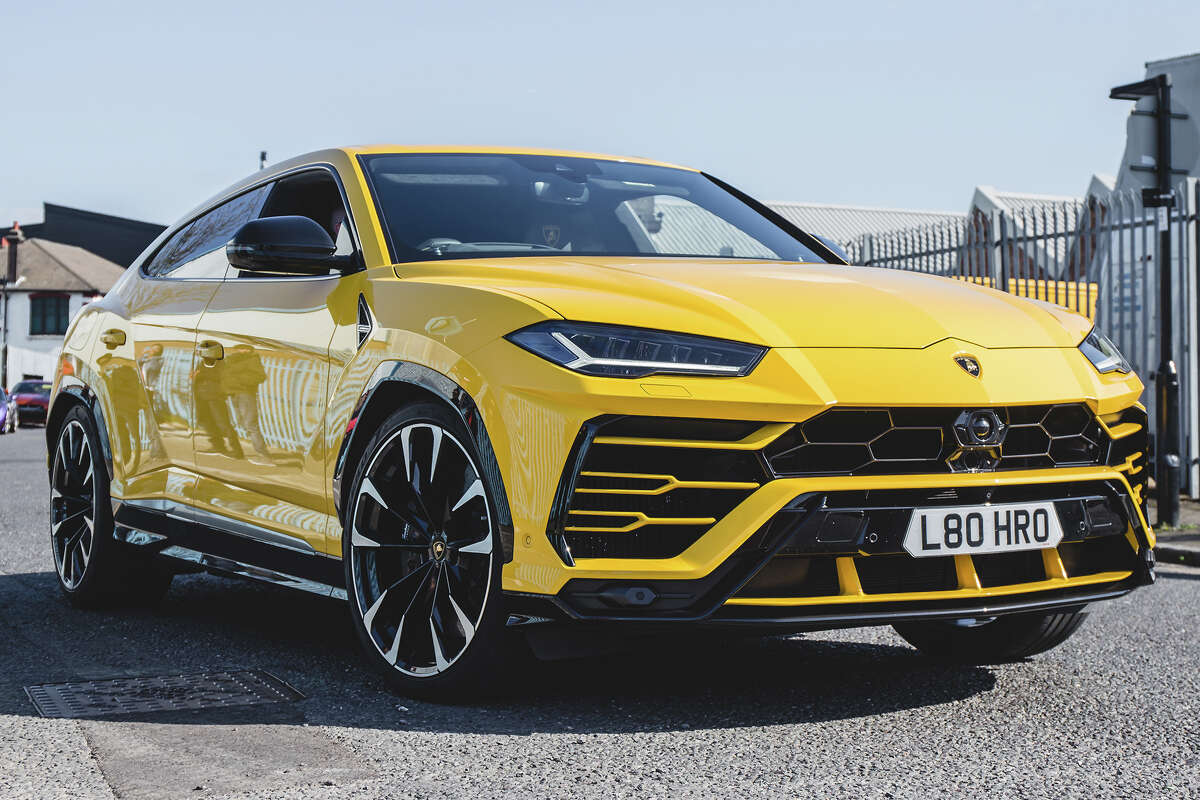 A Lamborghini Urus pictured in London in a file photo.