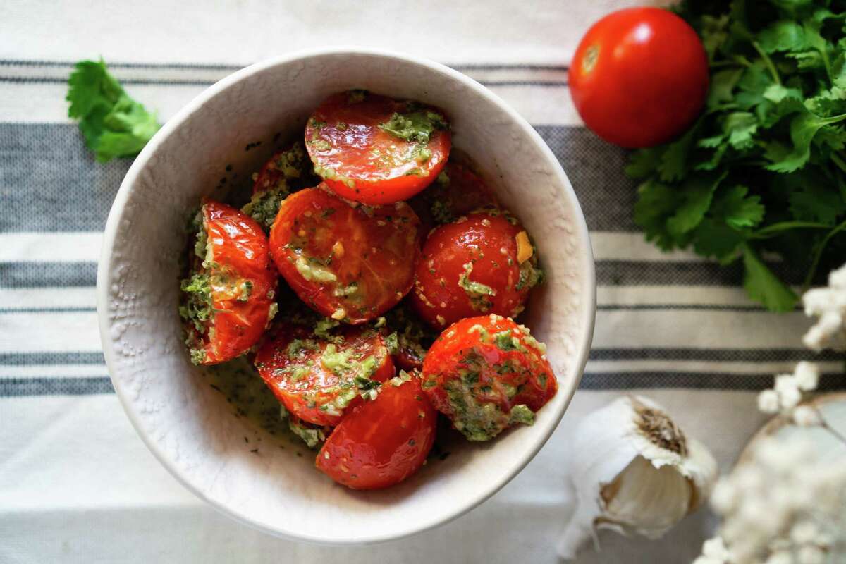 Mom's Famous Spicy and Sour Tomatoes from "Budmo!" by Anna Voloshyna.