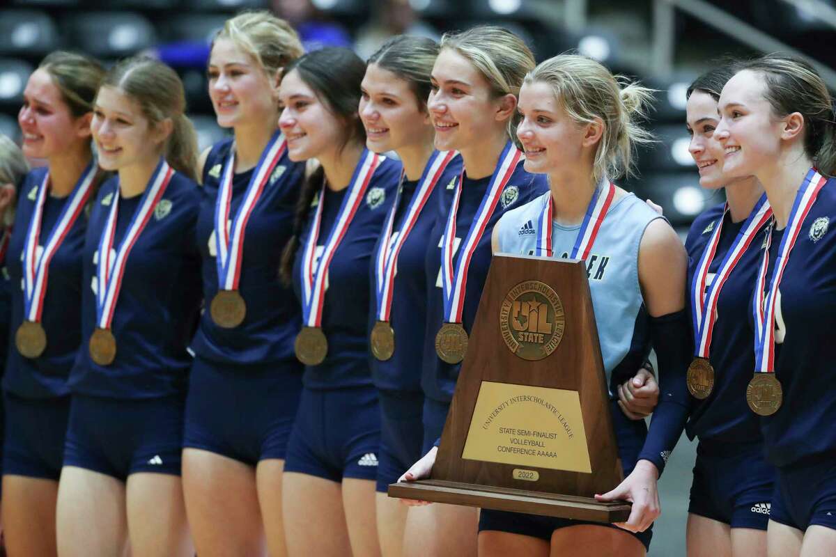 Lake Creek is seen after losing to Colleyville Heritage in the program’s first appearance at the UIL State Championships at the Curtis Culwell Center, Thursday, Nov. 18, 2022, in Garland.