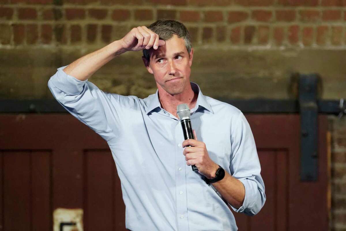 Beto O'Rourke, Texas Democratic gubernatorial candidate, addresses supporters on Election Night. Texas Democrats have been reduced to turning to celebrity candidates or relatively unknown novice candidates. It’s not a winning strategy.