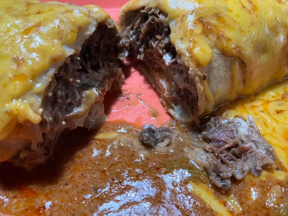 Fajita Express' stuffed barbacoa burrito melts my tastebuds