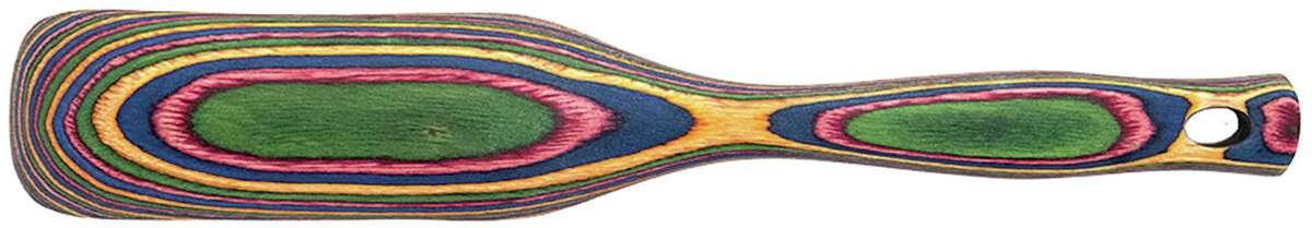 Rainbow Pakkawood Spurtle