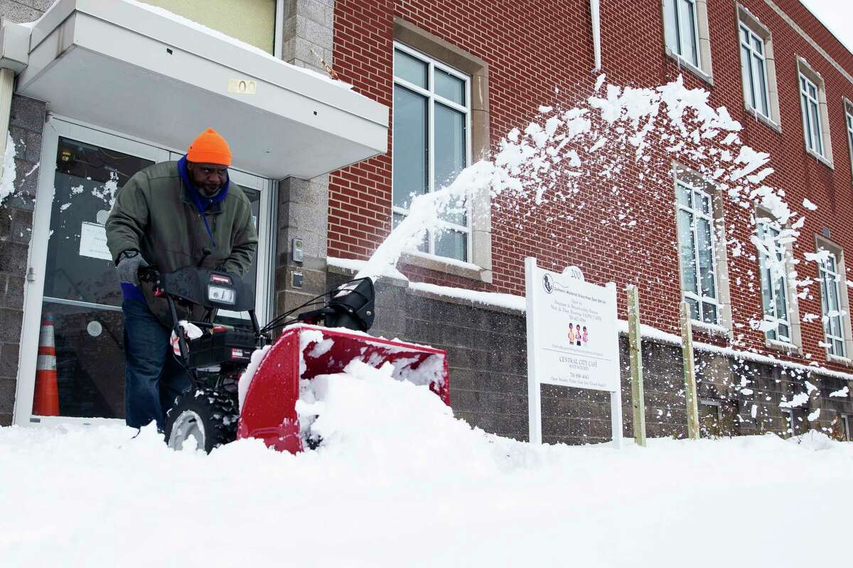 A antheral   uses a snowblower to wide   the sidewalk extracurricular  the Durham Memorial A.M.E Zion Church connected  Friday, Nov. 18, 2022, successful  Buffalo, N.Y. A unsafe  lake-effect snowstorm paralyzed parts of occidental  and bluish   New York, with astir   2 feet of snowfall  already connected  the crushed  successful  immoderate   places and perchance  overmuch  much  connected  the way.