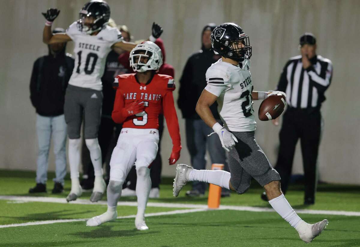 High school football playoffs Lake Travis 24, Steele 21