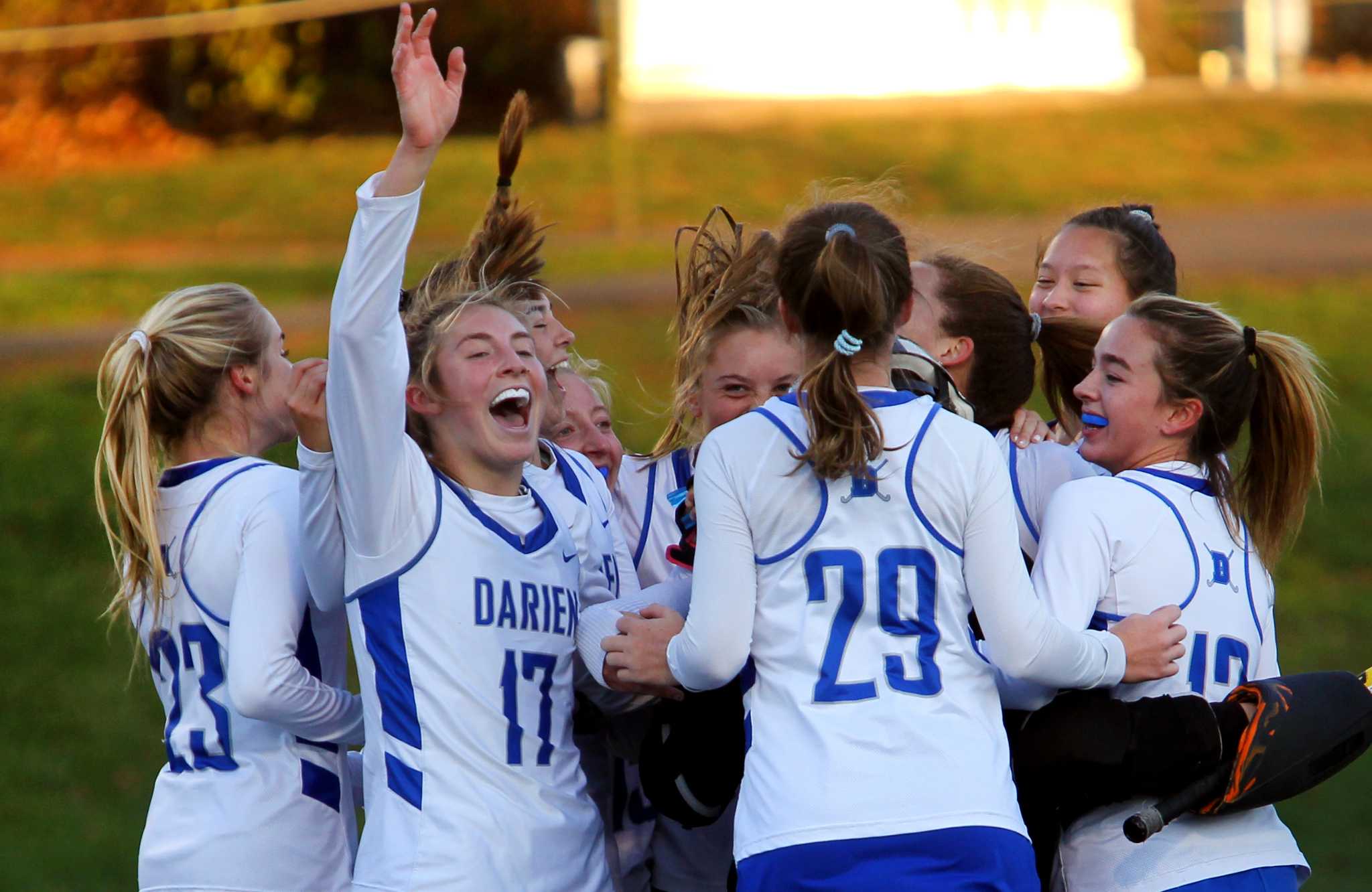 Hapgood hat trick leads Darien to CIAC Class L field hockey title