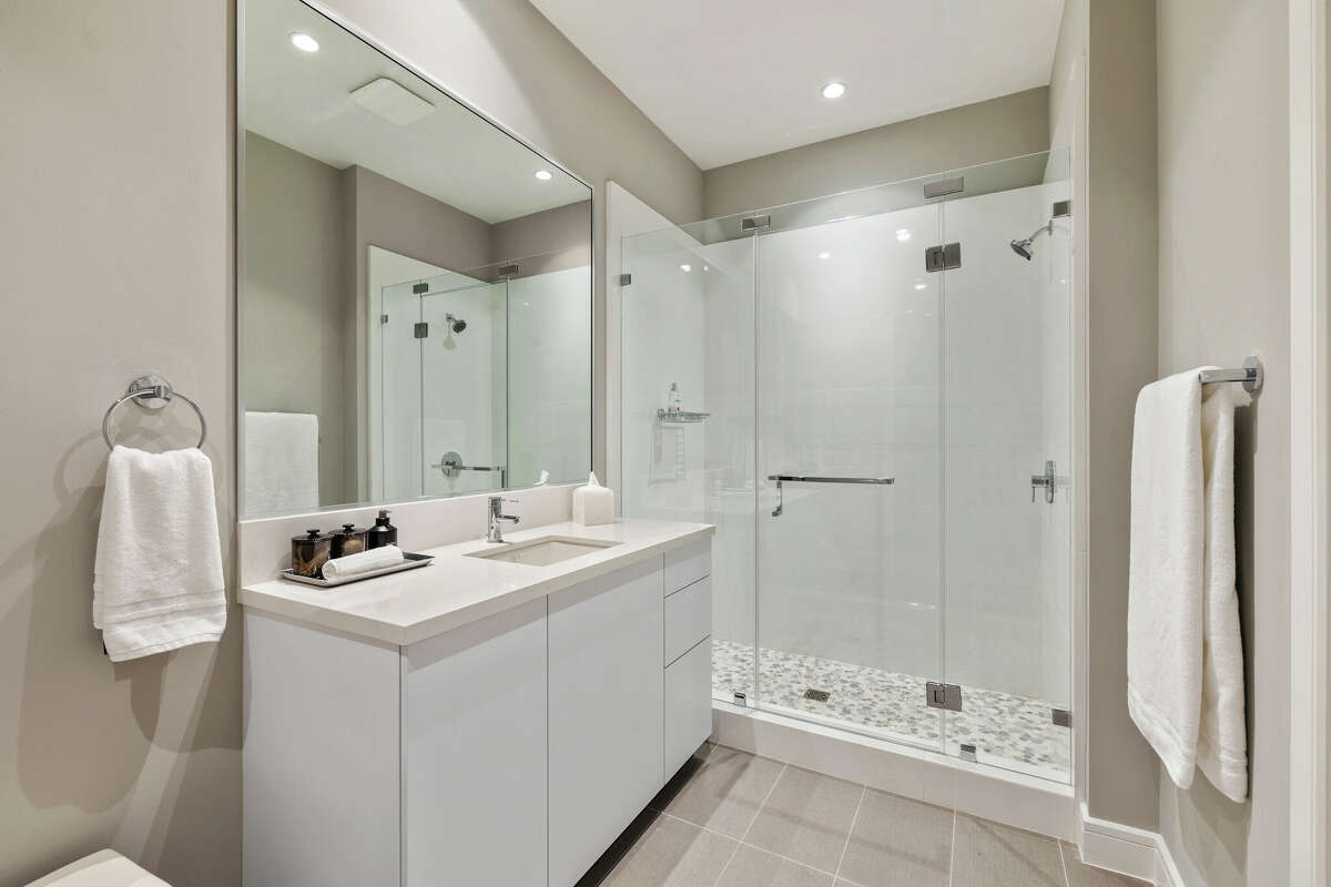 One of the three bathrooms.