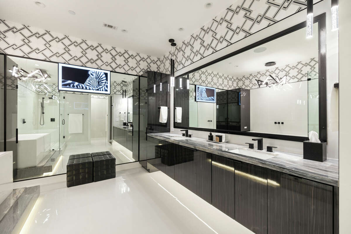 The primary bathroom.