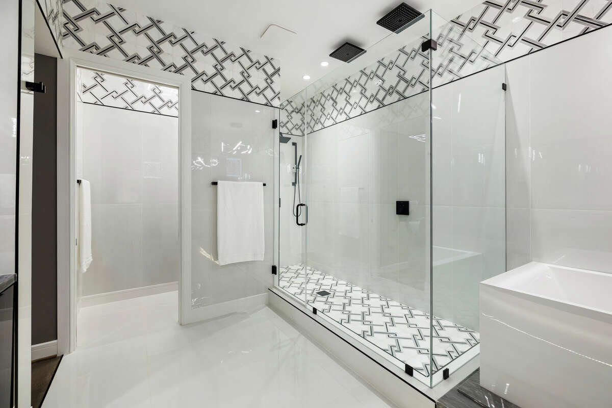 The primary bathroom.