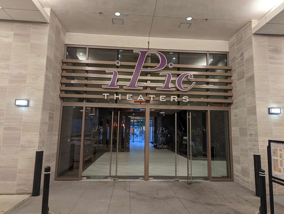 Entrance to the iPic movie theater in Houston