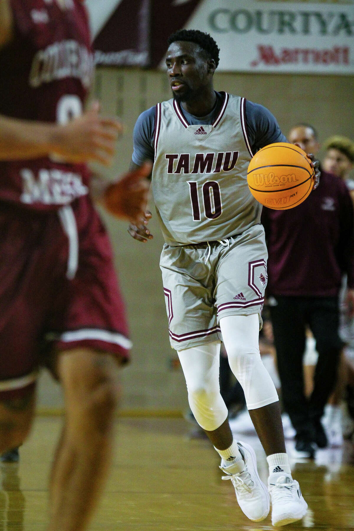 Jermaine Drewey and the TAMIU Dustdevils split their two games in Alaska this past weekend.