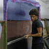 Artist Chris Watts as seen in Kelcey Edwards’ documentary "The Art of Making It." 