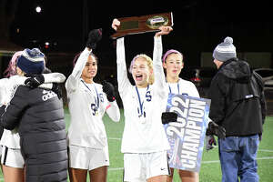 Edwards' hat trick lifts Staples to Class LL girls soccer title