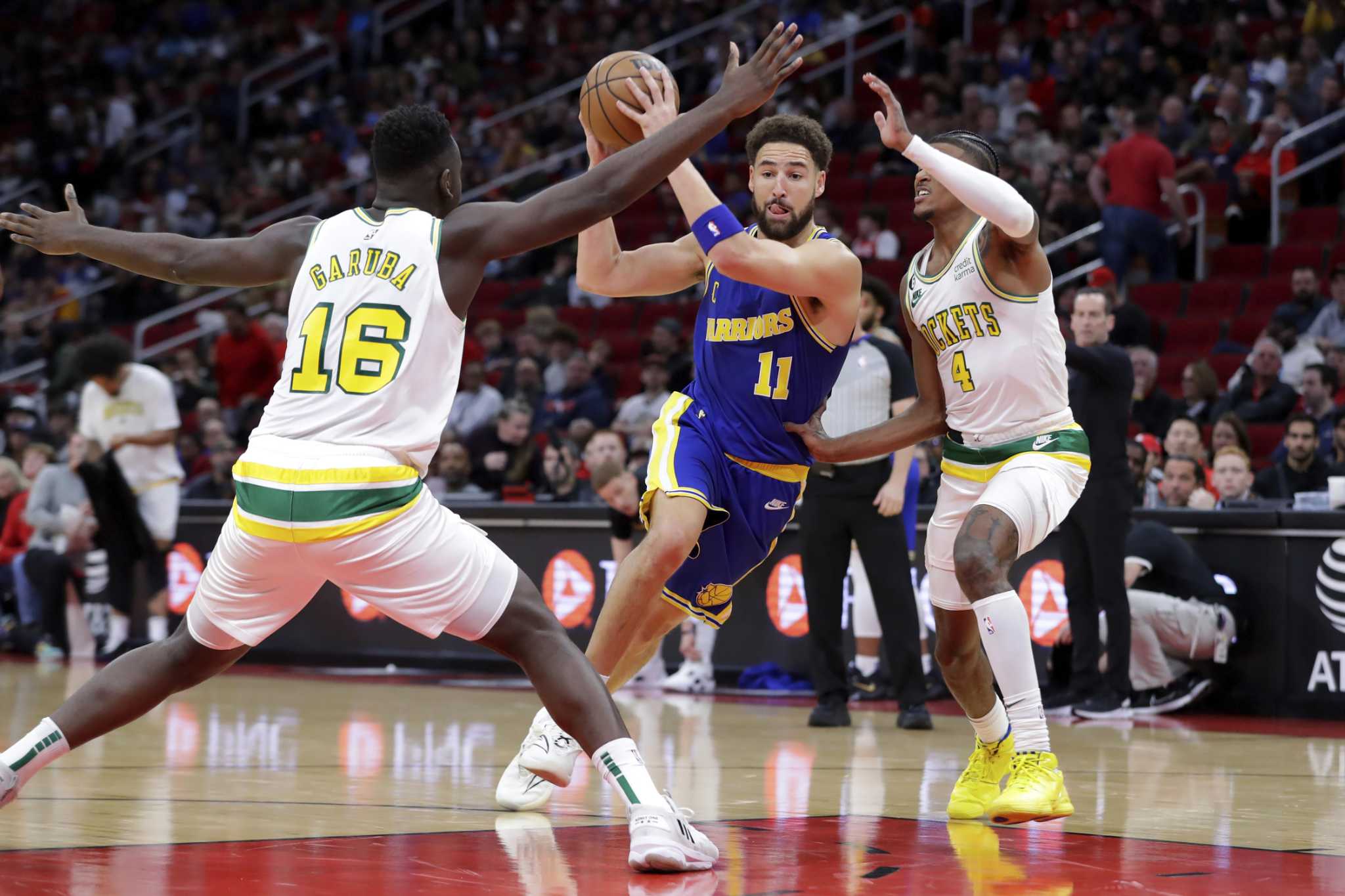 Steph Curry, Klay Thompson graded in Warriors win vs. Rockets - Golden  State Of Mind