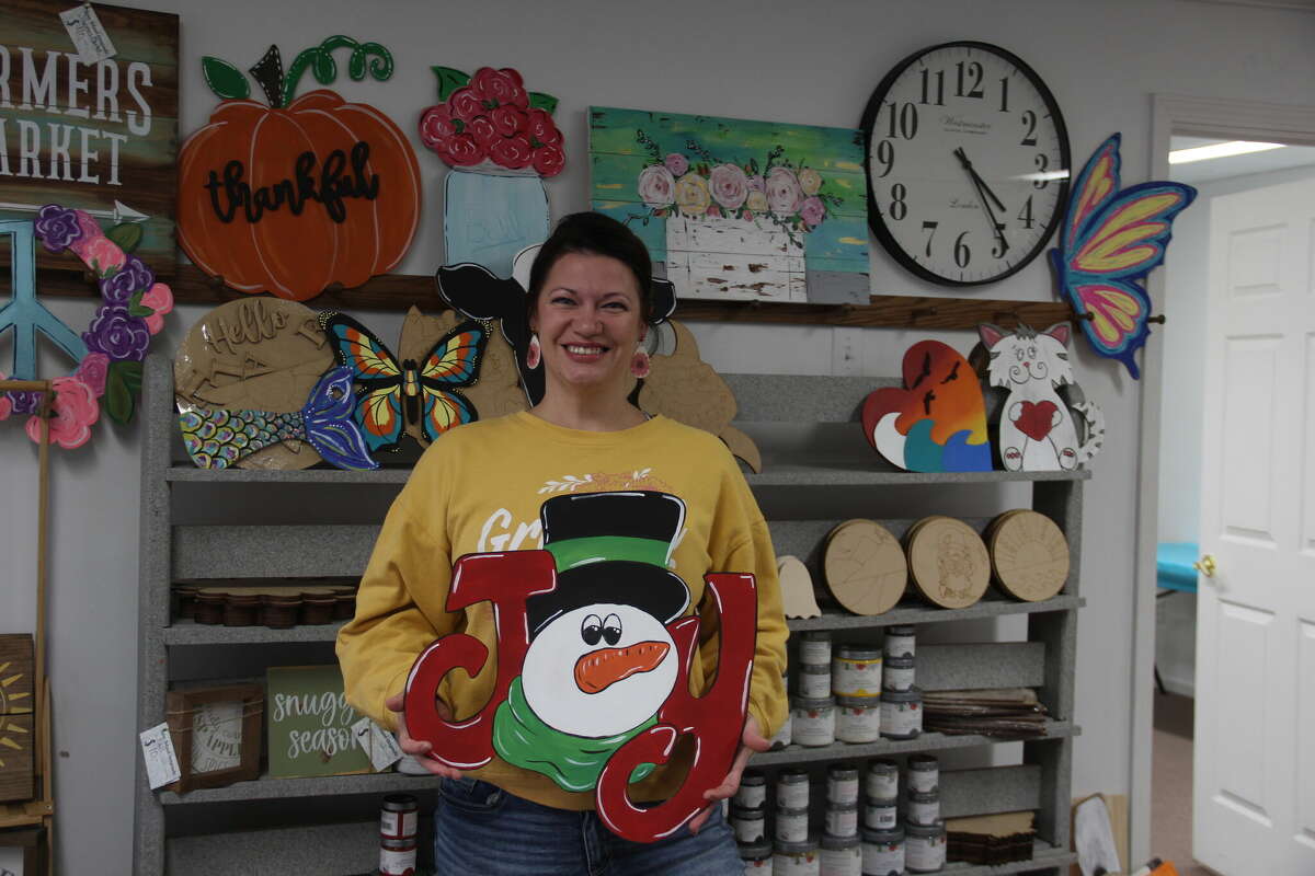 Rose Island Originals in Sebewaing, offers many different woodworking and artsy items including festive ones for the holiday season. 