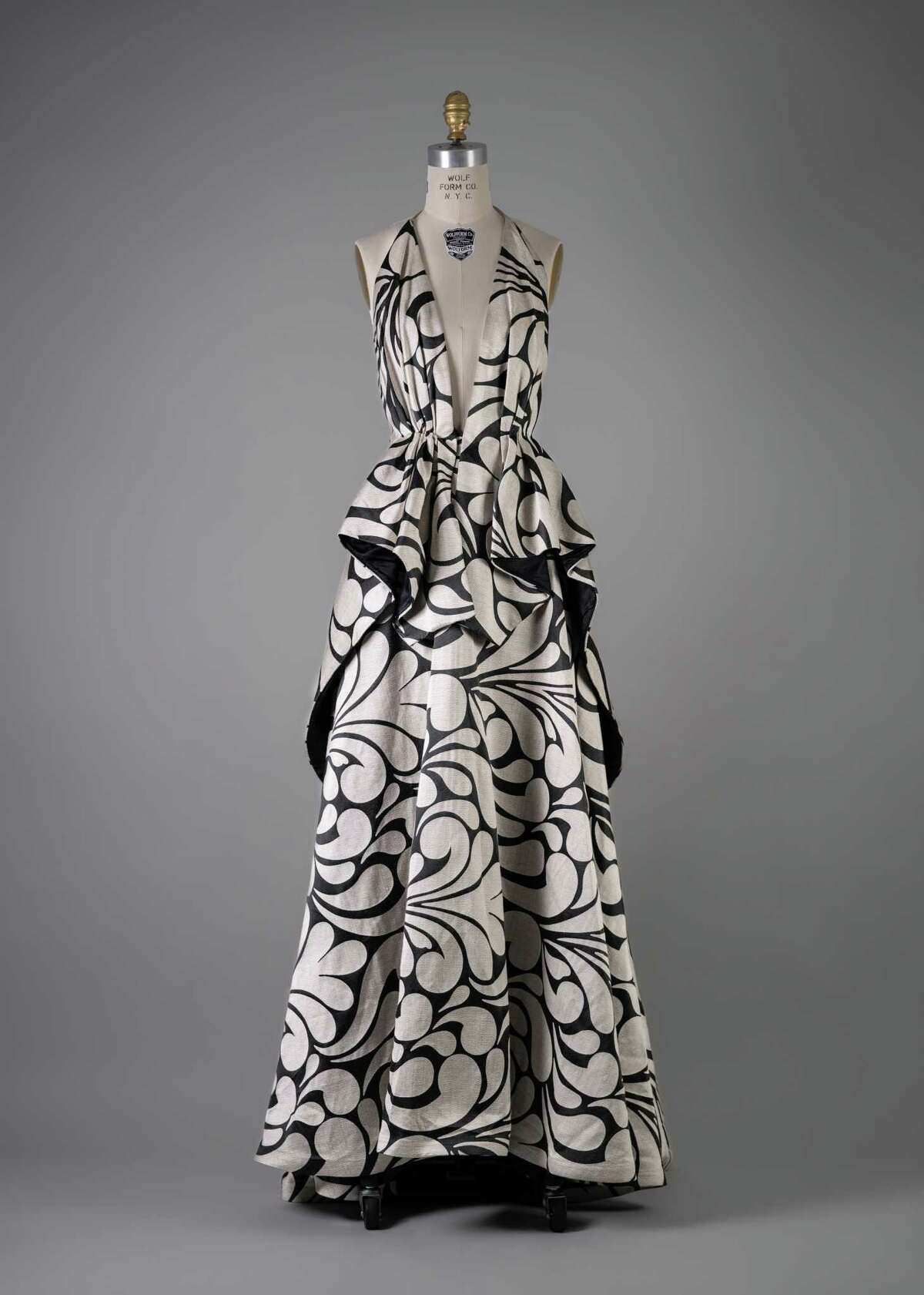 This dress by Houston native designer Cesar Galindo (2010) is part the Houston Community College's digital Fashion Archive, a collection of historic fashion, accessories and textiles from the 1740s to present.