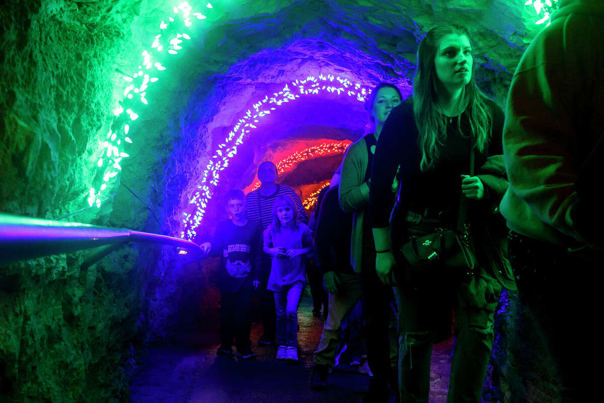 "Christmas at the Caverns," which includes all sorts of lights displays as well as s'mores around campfires and Mr. and Mrs. Claus, gets underway Dec. 3 at Natural Bridge Caverns.