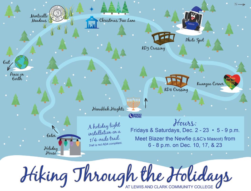 LCCC introduces free lighted holiday trail in Godfrey