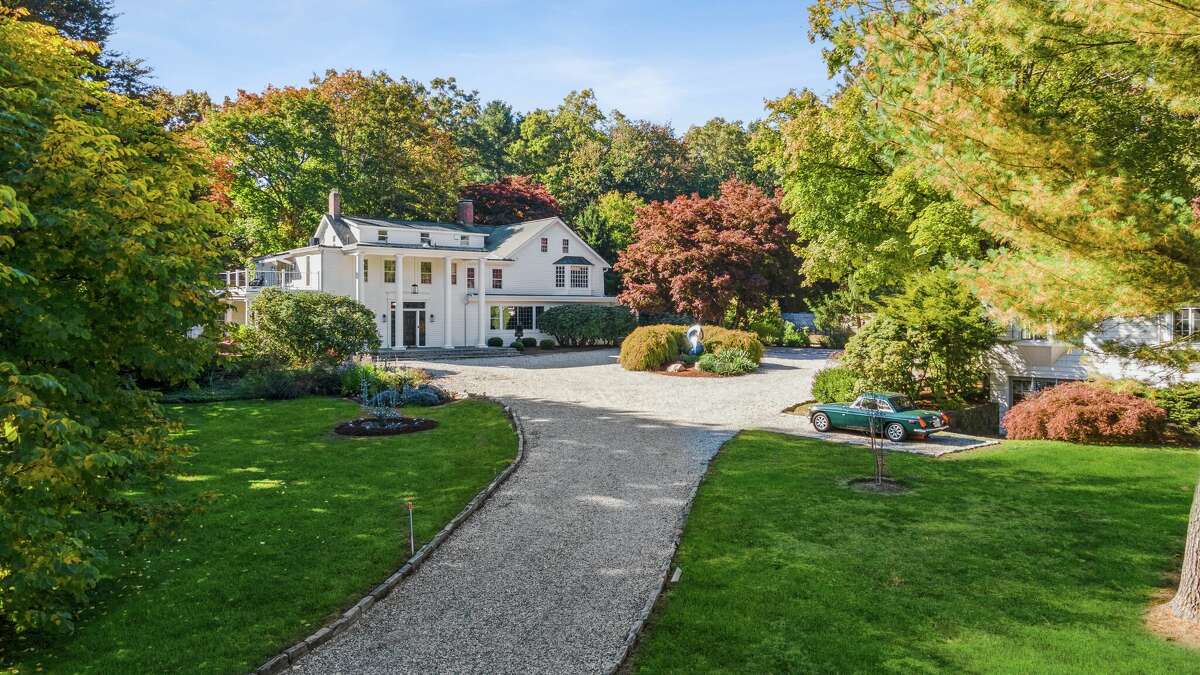 A Colonial Revival-style estate on 52 Weston Road in Westport has been visited by several famous faces over the years, including President Abraham Lincoln, Grammy-winner Joshua Bell and American artist Audrey Flack.