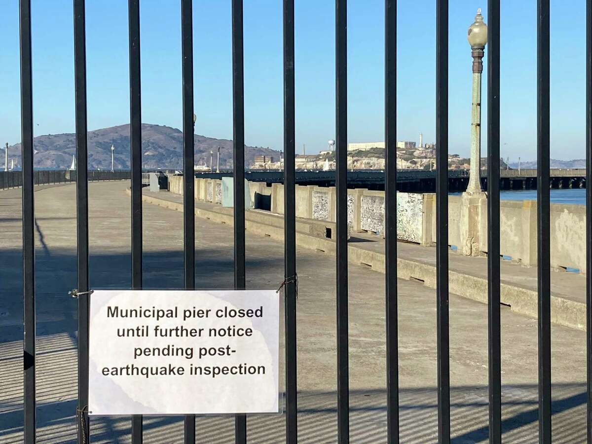 The Aquatic Park Pier in San Francisco is now closed to the public because of structural concerns.